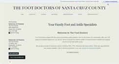 Desktop Screenshot of footdoctorswatsonville.com